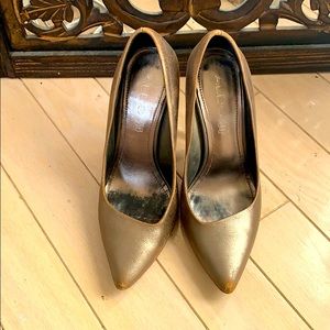 Aldo Bronze 4.5 inch heals. Genuine leather.